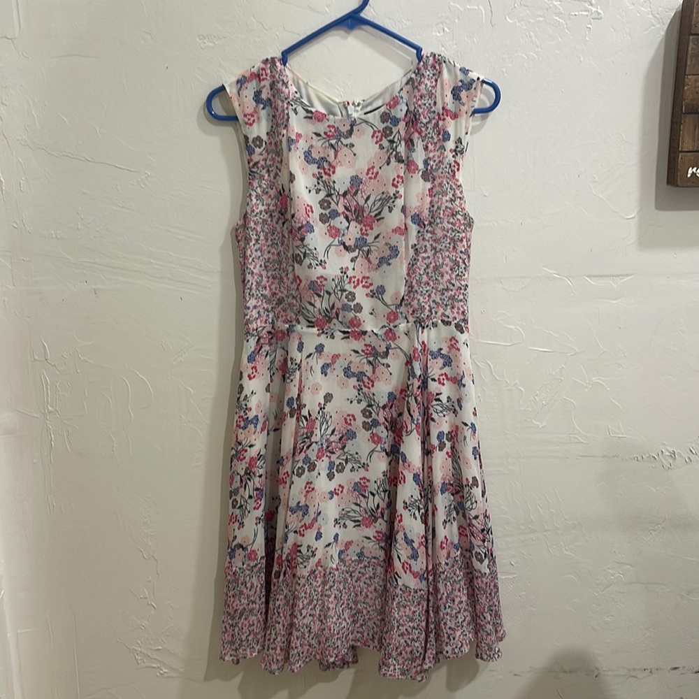 Floral a line French Connection dress size 4